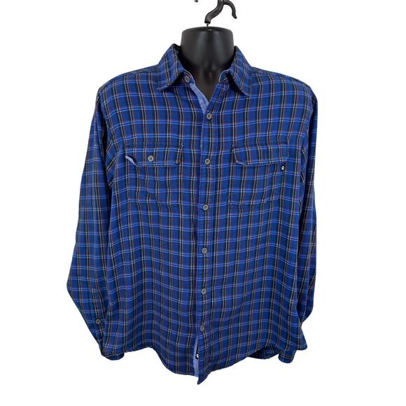 Marmot Other - Marmot Midweight Flannel Shirt Blue Plaid Mens Medium